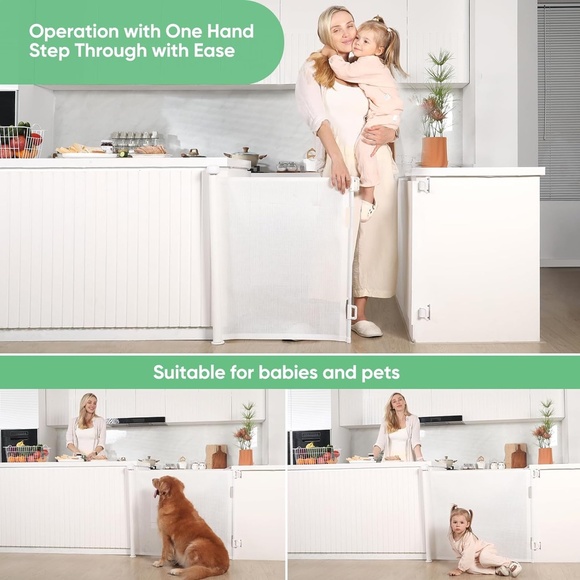 Retractable Gate/Mesh for Baby and Pet - Picture 4 of 7